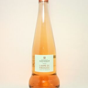 Représentation d'une bouteille de vin, Château sainte-Roseline "Lampe de Méduse" rosé.