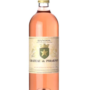 Représentation d'une bouteille de Château de Pibanron rosé.