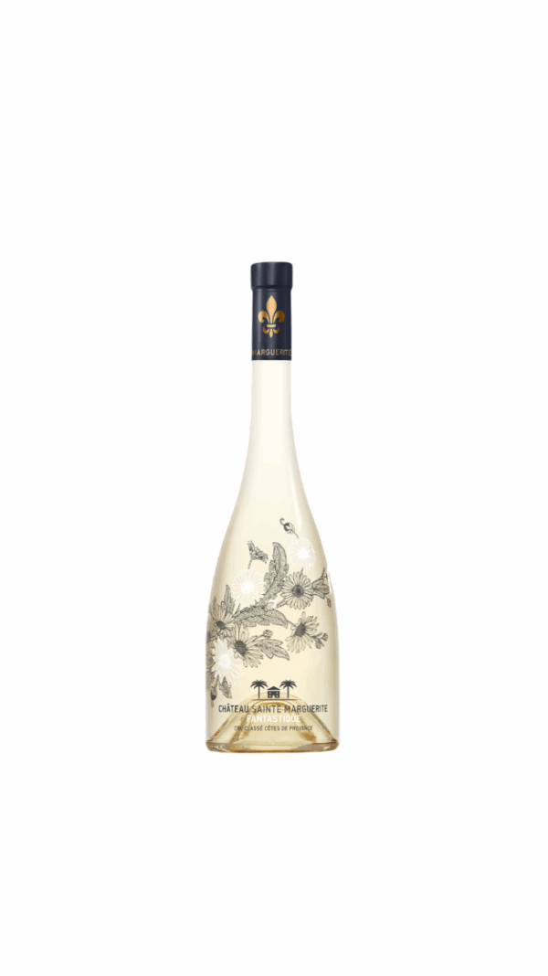 Représentation d’une bouteille de Château Sainte Marguerite Fantastique blanc.