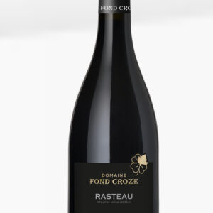 Photo d’une bouteille de vin Fond Croze Rasteau.