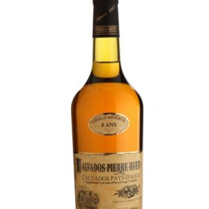 Image représentant une bouteille de Calvados 8 ans d’âge.