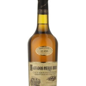 Représentation d’une bouteille de Calvados 12 ans d’âge.