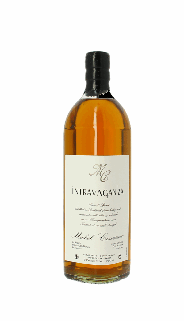 Image représentant une bouteille de whisky Michel Couvreur Intravagan’za.