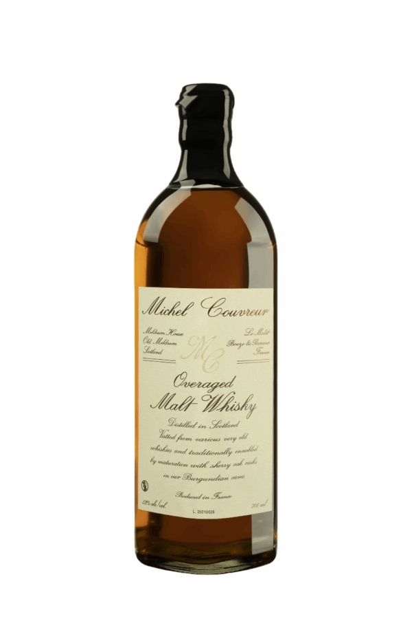 Image représentant une bouteille de whisky Michel Couvreur Overaged.