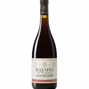 Image représentant une bouteille de Ratafia rouge élaboré par la Maison Jacoulot.