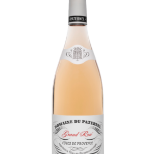 Photographie mettant en avant une bouteille de vin du Domaine du Paternel Rosé.