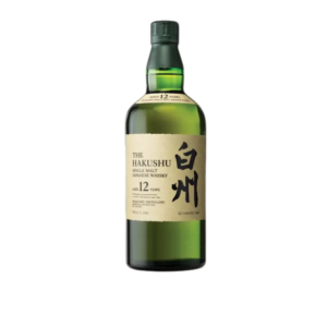 Image représentant une bouteille de whisky japonais Hakushu 12 ans.