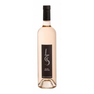 Imagine représentant une bouteille de vin de Provence rosé produit par Les Clos Servien.